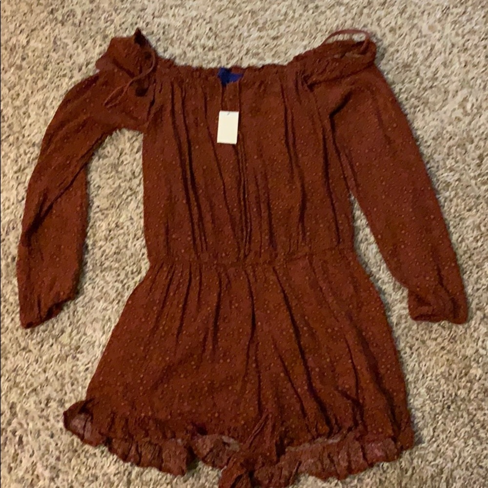 Off the shoulder romper